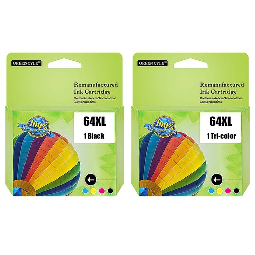 64 XL 64XL Ink Cartridge For HP 64XL ENVY Photo 7858 7864 7800 6230 6232 6258