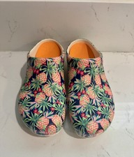 Dansko Womens Kane Pineapple EVA Clogs Sz 39 EU 8.5-9 US Comfort Shoes