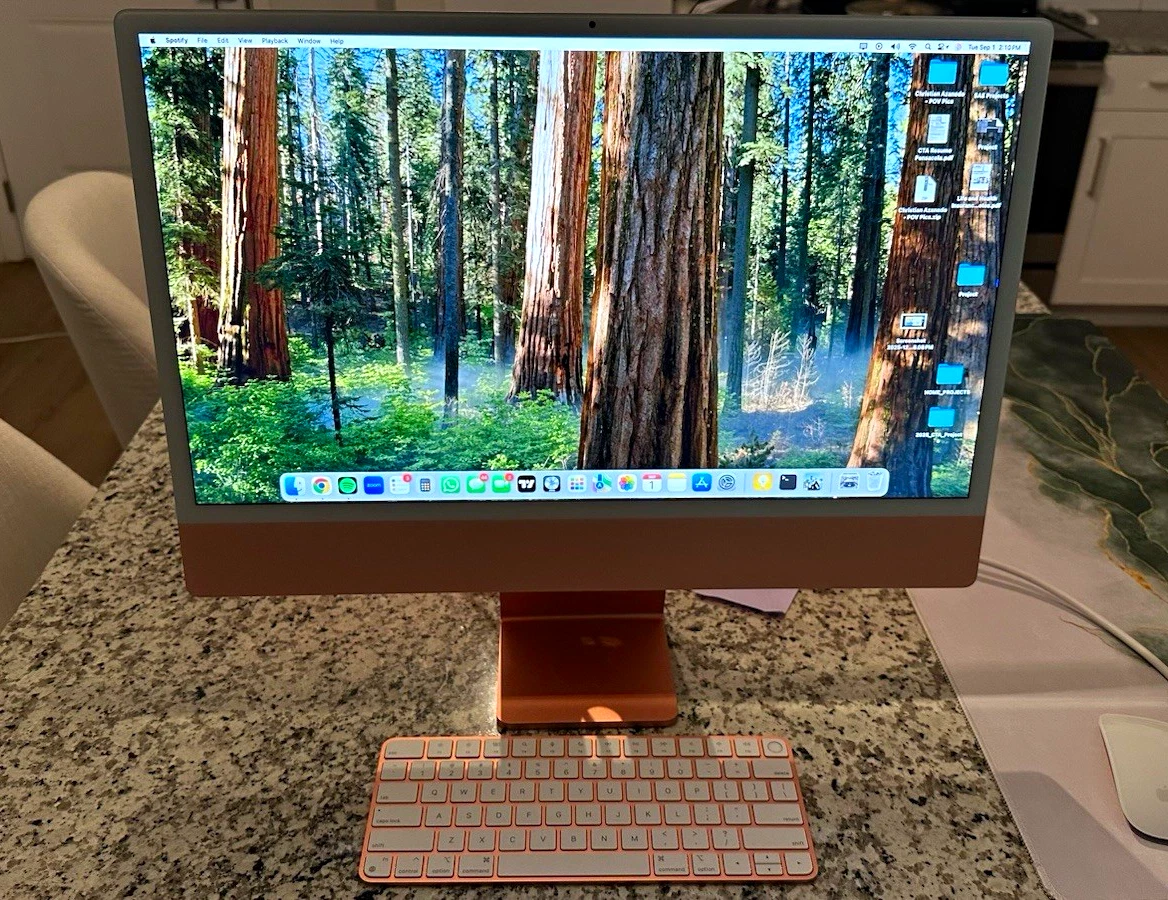 Apple iMac 8GB RAM 256 GB Hard Drive Capacity Desktops & All-In
