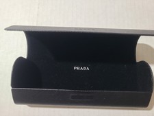 Prada Optical Case Eyeglass Black Hard Box Cloth Magnetic Original and Authentic