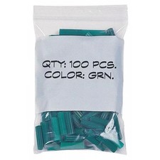 Zoro Select 5Cnw8 Reclosable Poly Bag Zipper Seal 8" X 5", 4 Mil, Clear, Pk1000