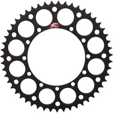 Renthal 112U-520-51GEBK Ultralight Aluminum Rear Sprocket Black 51 Tooth