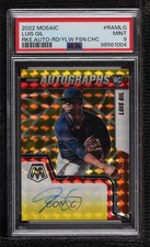 2022 Mosaic Choice Fusion Red & Yellow Prizm 40/88 Luis Gil PSA 9 MINT Auto 0e2x