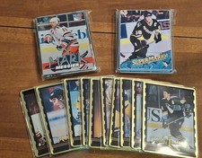 METALLIC IMPRESSIONS HOCKEY 3 SETS 2 DIFFERENT MARIO LEMIEUX & 1 MARK MESSIER