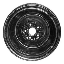 17x4 Solid Refurbished Steel Wheel Painted Black 560-69330