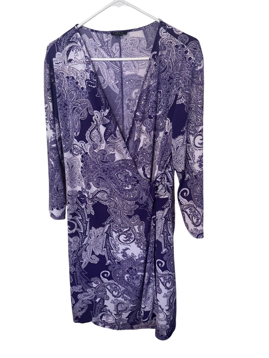 chinese dress ladies Imani Wrap Maxi Dress | Chocolate | Xs - 56 | Wrap Design, Built-In Belt, Lightweight Fabric | Clothing