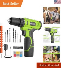 Cordless Drill Set,12V Power Drill Set with Battery and Charger, Electric Dri...