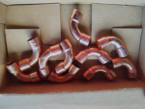 10 Nibco Copper 3/8" Elbow Pipe Sweat Fittings 90° Plumbing HVAC