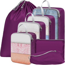 Cambond Compression Packing Cubes for Travel - Lightweight Expandable Travel Bag
