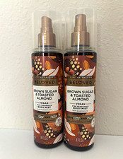 Beloved Brown Sugar Toasted Almond Body Mist Vegan Alcohol-Free 8 fl oz 2 Pack
