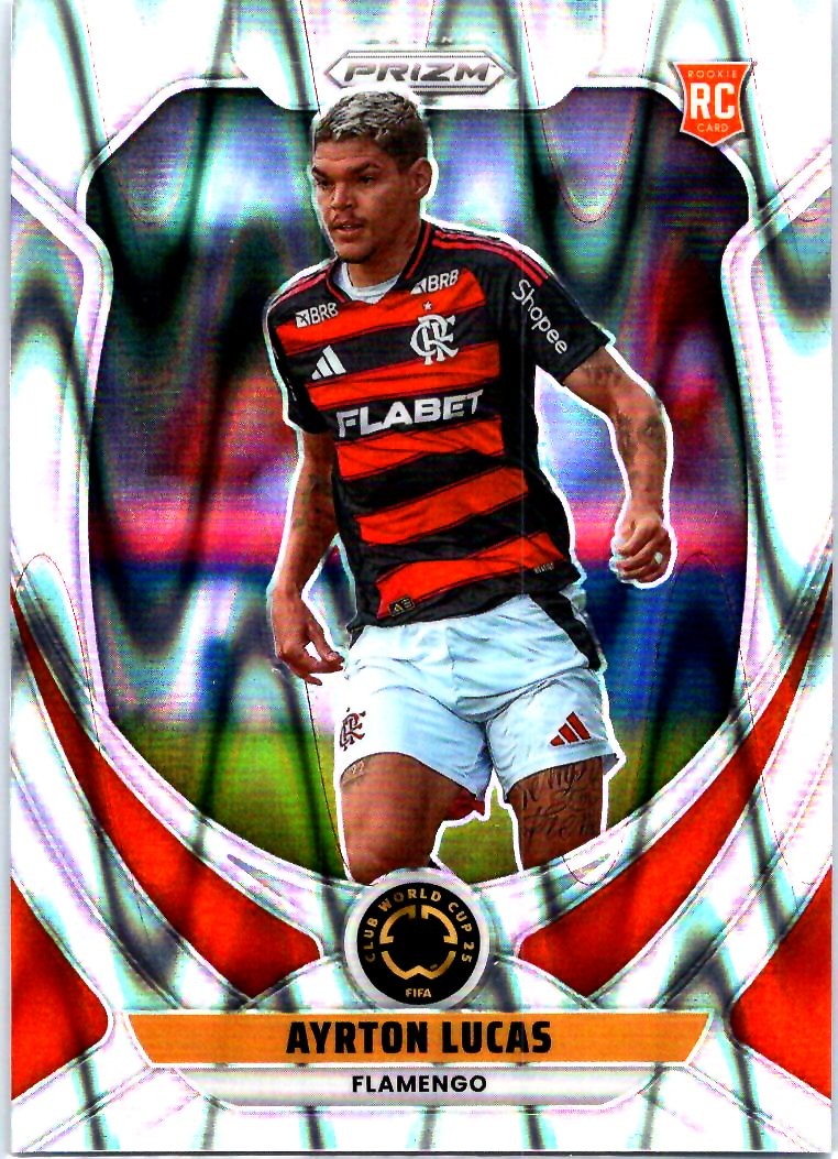 2025 Panini Prizm FIFA Club World Cup #103 Ayrton Lucas Seismic Prizms