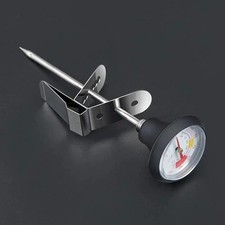 Milk Thermometer For Frothing Jug & Perfect Coffees Lattes Including Handy Clip