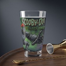 Scooby-Doo Villano Caballero Negro - Vaso de pinta 16 oz - Hanna Barbera Dibujos animados clásicos