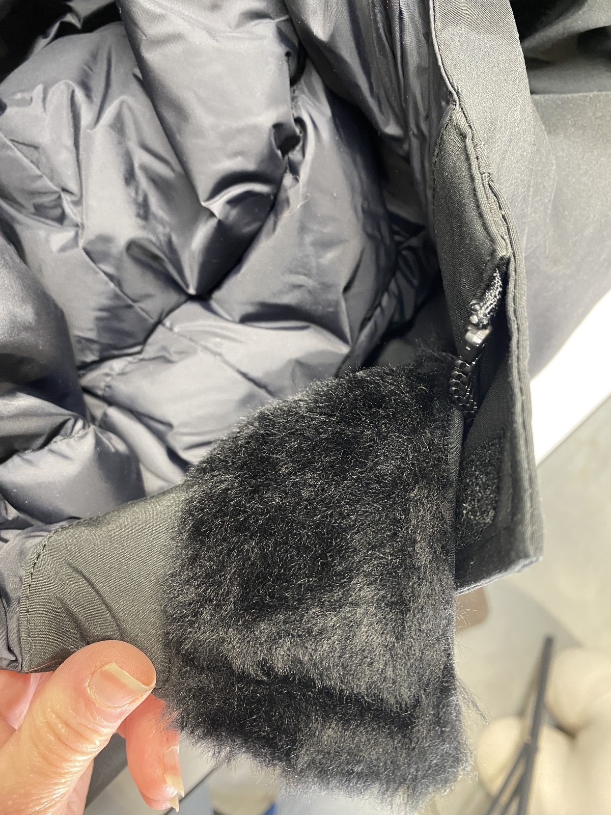 Canada Goose Mens Citadel Mid Length Down Insulated Coat Size S Black thumbnail 14