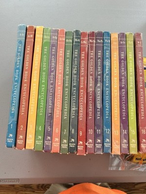 The Golden Book Encyclopedia 16 Volume Set Childrens 1960 Great