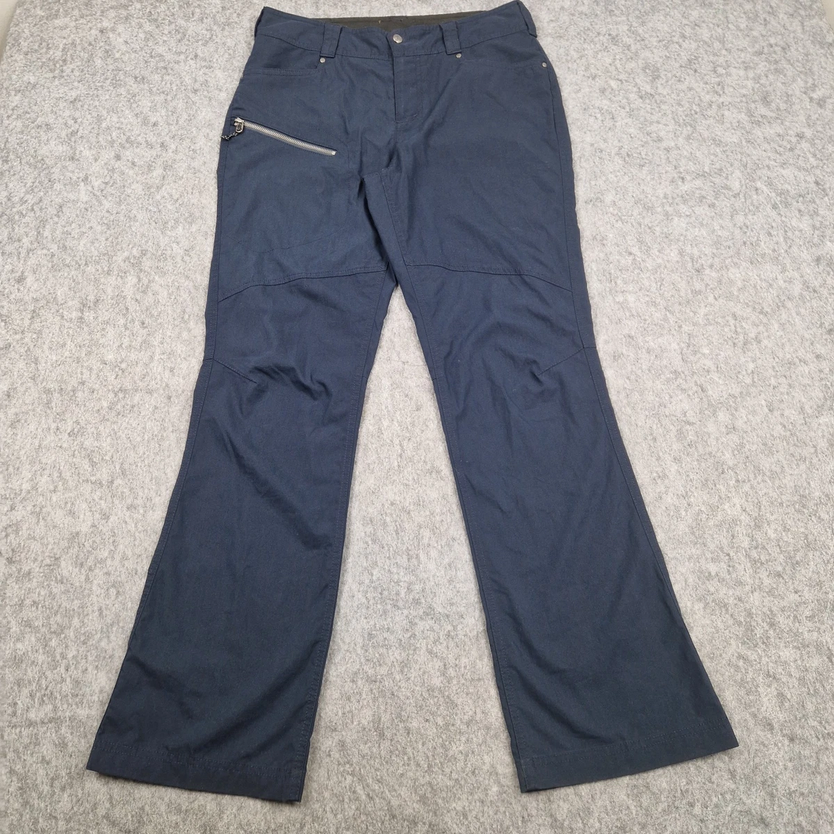 Pantalon de randonnée chaud déperlant femme, NH500 bleu