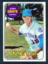 1969 TOPPS Baseball #55 JERRY GROTE NRMT+