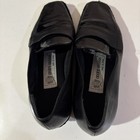 ANDRE ASSOUS BLACK LEATHER & PATENT LEATHER ESPADRILLE WEDGE HEELS SHOES 5.1/2 M — photo 7