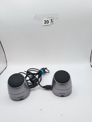 iHome Model IHM76 Rechargeable Mini Portable Speakers USB Connection