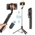F15 Selfie Stick Tripod Bluetooth Remote Fill Light 6-Section Extendable