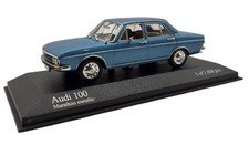 Minichamps 1/43 Audi 100 1969 Blue Metallic 430019104