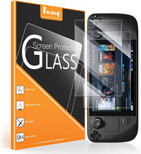 Benazcap 2 Pack Steam Deck/Steam Deck Oled Screen Protector, Tempered Glass Ea
