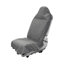 Waterproof Car Towel Seat Cover, Sweating Non-Slip Premium Gray, 1pc, Front