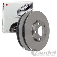 2X NK Bremsscheiben 282Mm BelÜFtet Vorne Passend FÜR VW Passat | 204765
