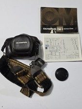 Corpo fotocamera Olympus OM-1 MD 35mm, cromato GIAPPONE per ricambi o riparazioni