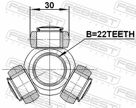 ✅Fits FEBEST 2116-CAK TRIPOID FORD FOCUS CB4 2008-2011 EU  ⭐UK Seller⭐