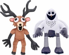 two 99 Nights in the Forest Plush BOTH Deer Monster Plushie Toy owl