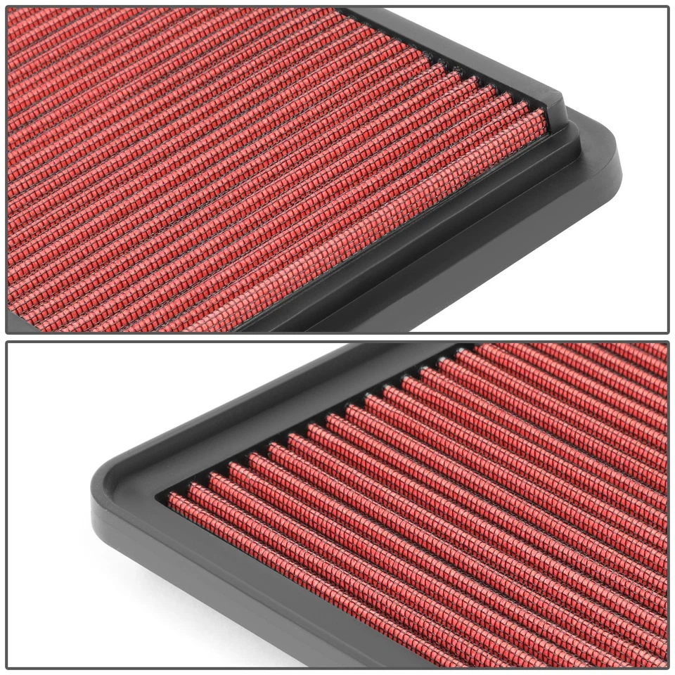 Filtro de aire de panel seco duradero rojo para Suzuki Aerio 2003-2007 2,0/2,3 L Foto 3 de 4