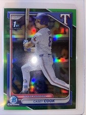 2024 Bowman Draft Chrome Green Refractor BDC-66 Casey Cook  /99