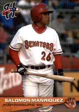 Salomon Manriquez 2006 Grandstand Harrisburg Senators #28 RC AutographDen