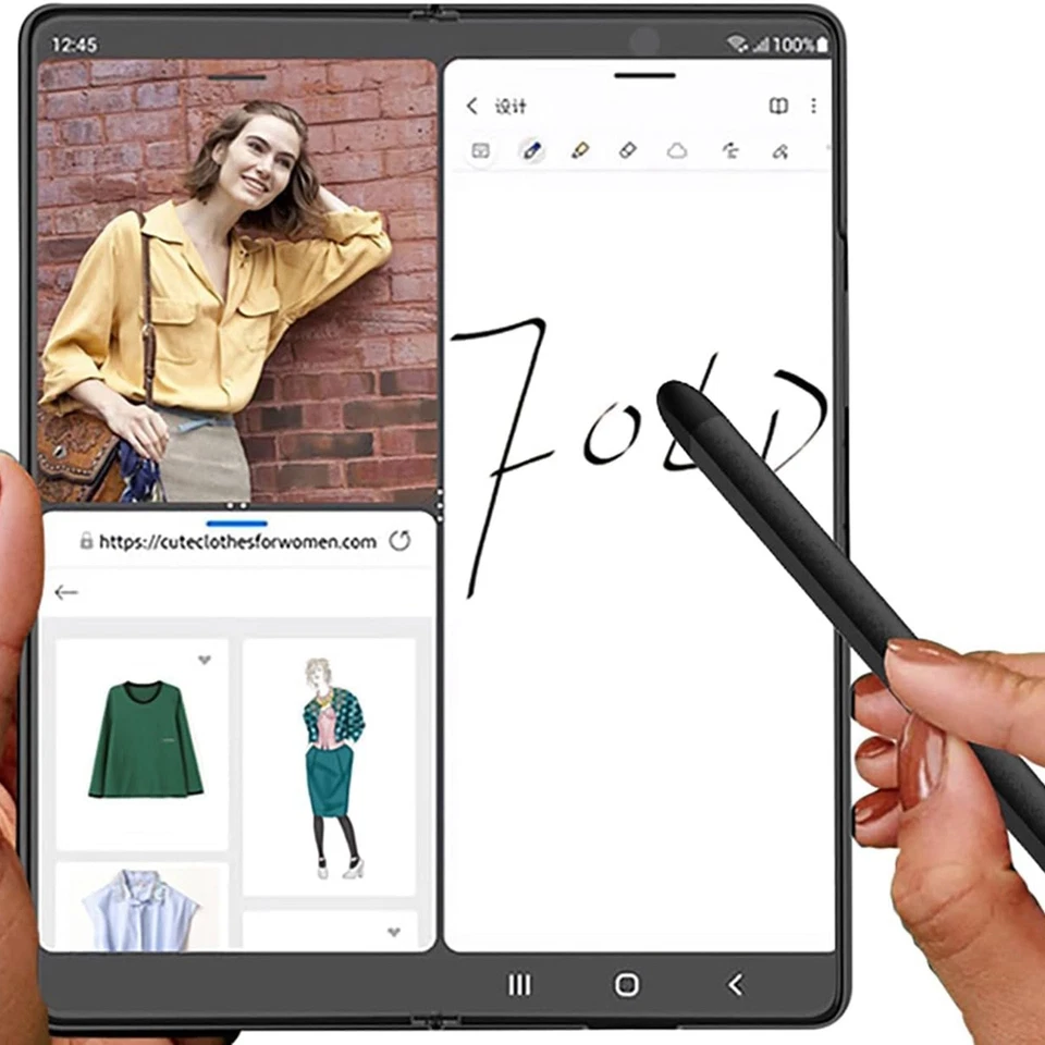 Lápiz óptico táctil capacitivo edición plegable para Samsung Galaxy Z Fold 7/6/5/4/3/2 S Foto 3 de 3