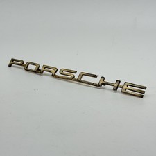 Porsche 356 B T6 C Emblem Rear Script Badge Gold