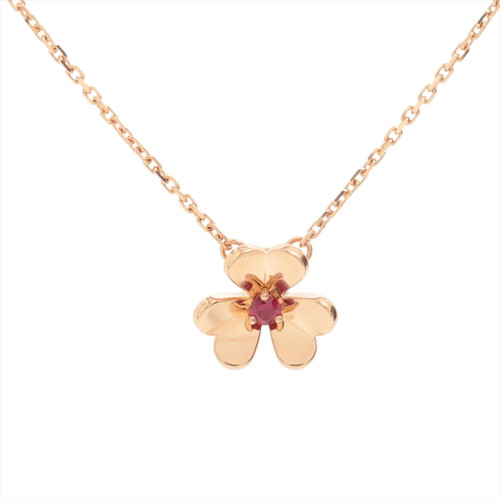 Van Cleef & Arpels Frivole Mini Ruby Necklace 750(PG) 3.0g VCARP7S800