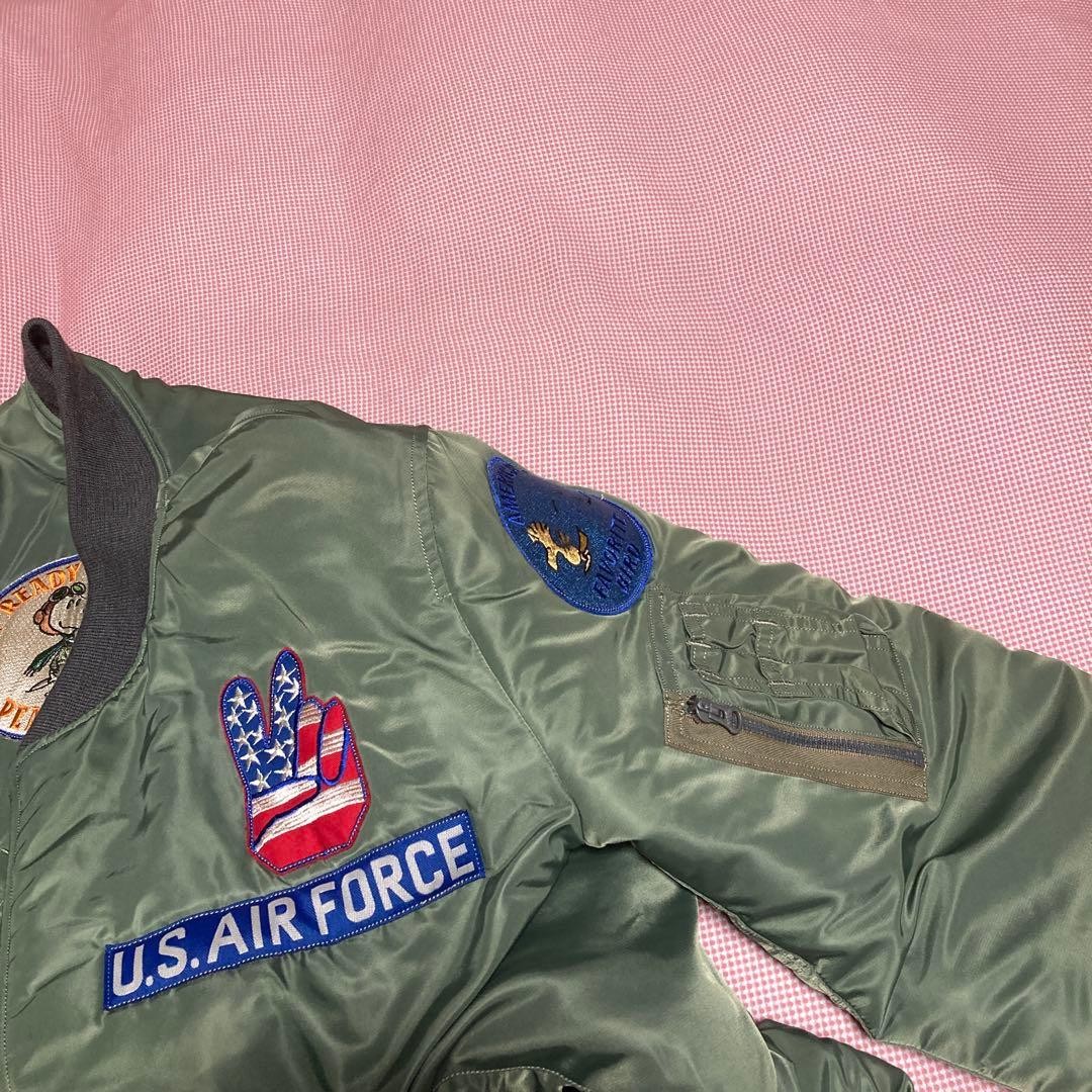 BUZZ RICKSON'S MA-1 Flight Jacket Peanuts Snoopy … - image 8