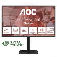 AOC 27E4CV 27 Zoll IPS Monitor Schwarz