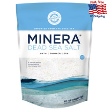 Minera Coarse Grain Dead Sea Salt for Bath  Soaking   19 lbs, Fast-Dissolving