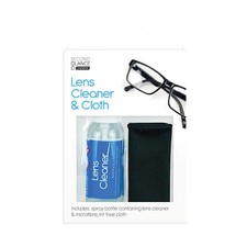 Glasses Lens Cleaner & Cloth Set - Optical Spray Microfibre Camera Spectacle