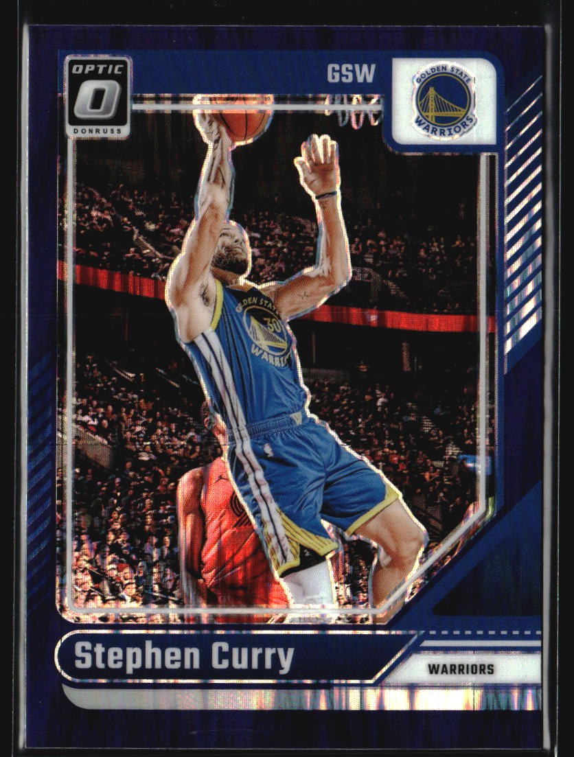 2024-25 Donruss Optic Stephen Curry #155 Purple Shock Golden State Warriors