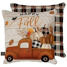 Briarwood Lane Happy Fall Pickup Decorative Pillow