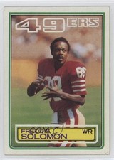 1983 Topps Freddie Solomon #172 8i5