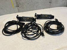 Lot of 2 Lowel Tota-Light Flood Lights W/Power Cords Tested Extra Cord And Bulbs