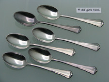 BSF versilbert 90 PLATURA - -- Modell 99 Ingrid - 6x KAFFEELÖFFEL 13,9 cm -- -