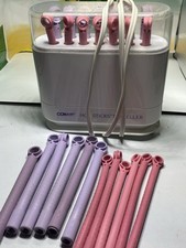 Conair Hot Sticks Hair Setter W Extra Flexible Rollers Curlers Model HS18 Tested