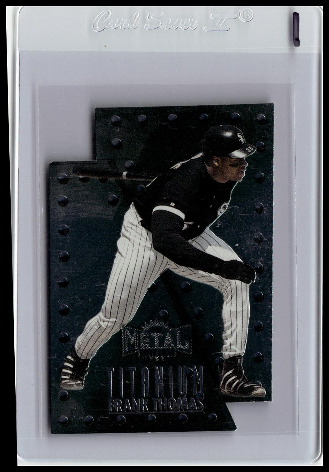 1997 Metal Universe #10 Frank Thomas Titanium