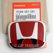 Genuine Style Red 75700s5te01 Rear Emblem Badge For Fit 2009-2022 Only