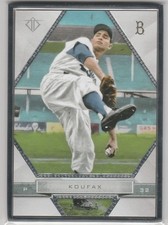 2016 Topps Transcendent 58/65 Sandy Koufax #50 Brooklyn Dodgers Silver Frame